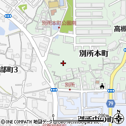 大阪府高槻市別所本町29周辺の地図