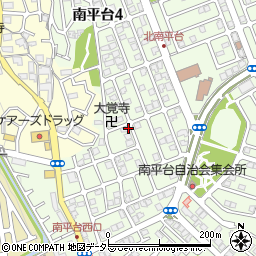 大阪府高槻市南平台4丁目周辺の地図