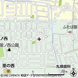 京都府城陽市久世里ノ西142-21周辺の地図