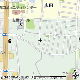 京都府城陽市久世周辺の地図