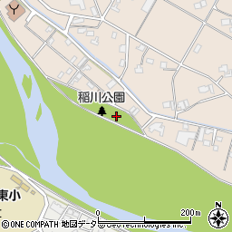 稲川公園周辺の地図