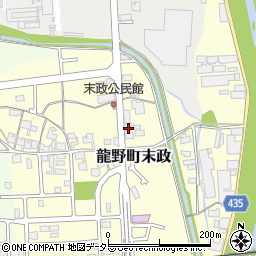 兵庫県たつの市龍野町末政79周辺の地図