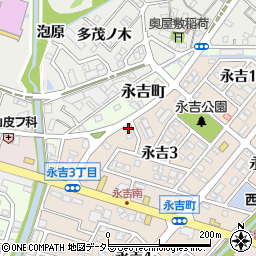 愛知県西尾市永吉3丁目89周辺の地図