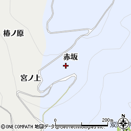 京都府綴喜郡宇治田原町岩山赤坂周辺の地図