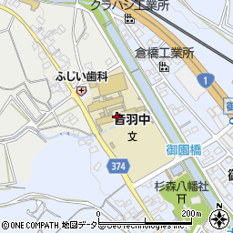豊川市立音羽中学校周辺の地図