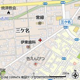 静岡県焼津市三ケ名1149周辺の地図
