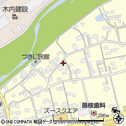 静岡県藤枝市築地876周辺の地図