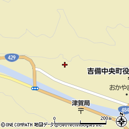 岡山県加賀郡吉備中央町下加茂1081周辺の地図