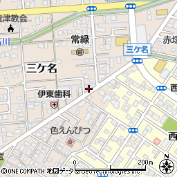 静岡県焼津市三ケ名1148周辺の地図