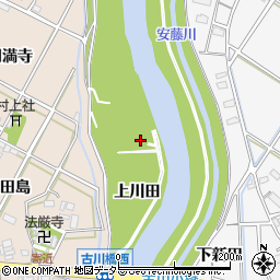 矢作古川周辺の地図