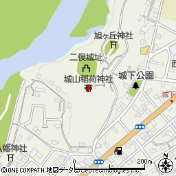 城山稲荷神社周辺の地図