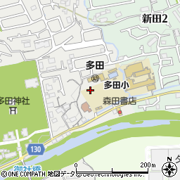 兵庫県川西市多田院1丁目周辺の地図