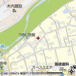 静岡県藤枝市築地878周辺の地図