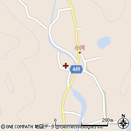 兵庫県相生市矢野町小河197周辺の地図