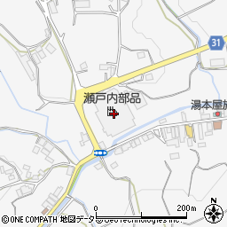 瀬戸内部品株式会社　岡山工場周辺の地図