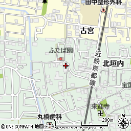 京都府城陽市久世北垣内123周辺の地図