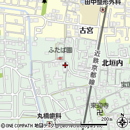 京都府城陽市久世北垣内123周辺の地図