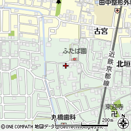 京都府城陽市久世北垣内125周辺の地図