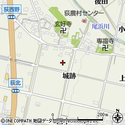愛知県額田郡幸田町荻周辺の地図