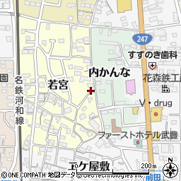 愛知県知多郡武豊町若宮135周辺の地図