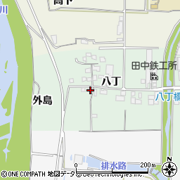京都府城陽市久世八丁37-1周辺の地図