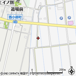 愛知県西尾市平坂町上縄185周辺の地図