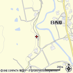 兵庫県神戸市北区大沢町日西原1381周辺の地図