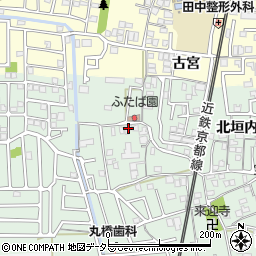 京都府城陽市久世北垣内124周辺の地図