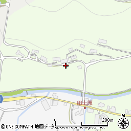 岡山県加賀郡吉備中央町田土87周辺の地図