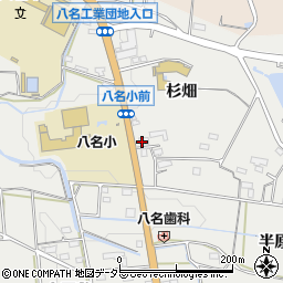 愛知県新城市富岡半ノ木周辺の地図