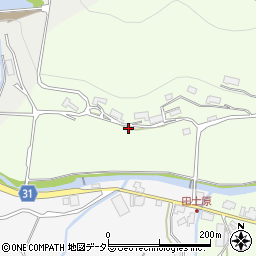岡山県加賀郡吉備中央町田土90周辺の地図