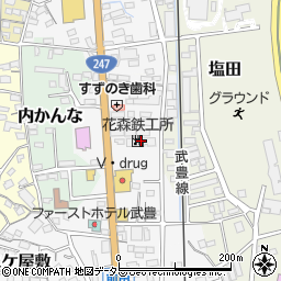 愛知県知多郡武豊町口田57周辺の地図