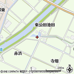 愛知県西尾市室町井ノ下周辺の地図