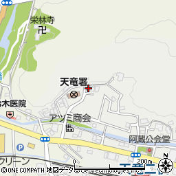 静岡県浜松市天竜区二俣町阿蔵28周辺の地図