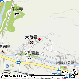 静岡県浜松市天竜区二俣町阿蔵30周辺の地図