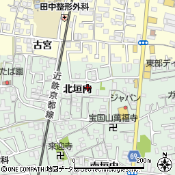 京都府城陽市久世北垣内96-6周辺の地図