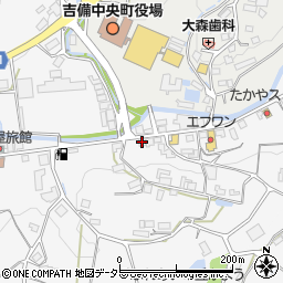 岡山県加賀郡吉備中央町竹荘781周辺の地図