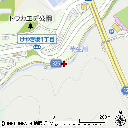 兵庫県川西市多田院周辺の地図