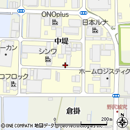 京都府八幡市上津屋中堤135周辺の地図