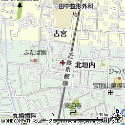 京都府城陽市久世北垣内60周辺の地図