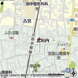 京都府城陽市久世北垣内91-1周辺の地図