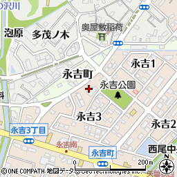 家族葬の結家西尾永吉周辺の地図
