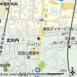 京都府城陽市久世北垣内29周辺の地図