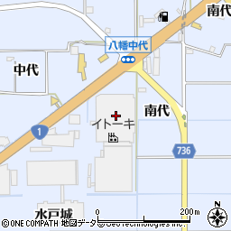株式会社イトーキ　スチール棚事業部周辺の地図