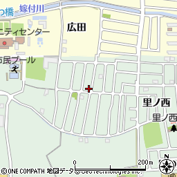 京都府城陽市久世里ノ西221周辺の地図