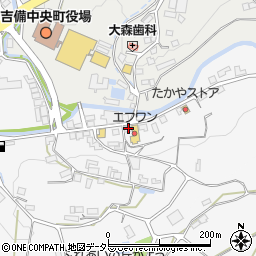 岡山県加賀郡吉備中央町竹荘751-2周辺の地図