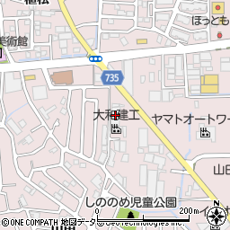 厳商店八幡倉庫周辺の地図