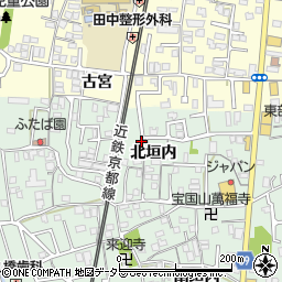 京都府城陽市久世北垣内59周辺の地図