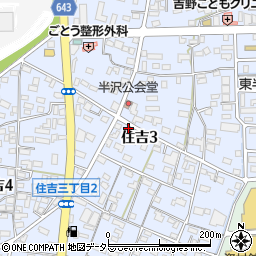 三重県鈴鹿市住吉周辺の地図