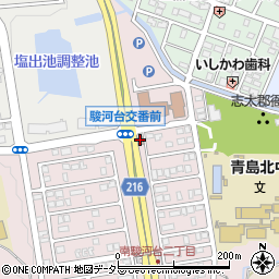 藤枝警察署駿河台交番周辺の地図